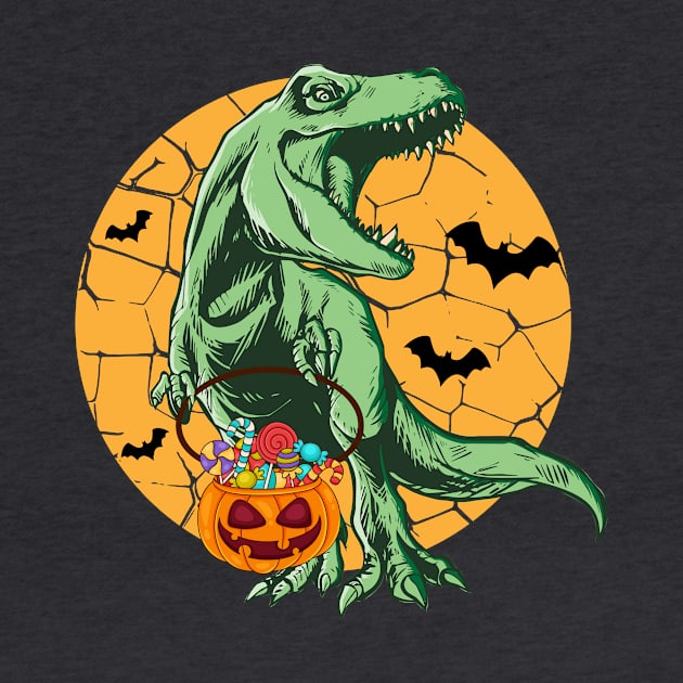 Trick or Treat T-Rex by Giorgi's